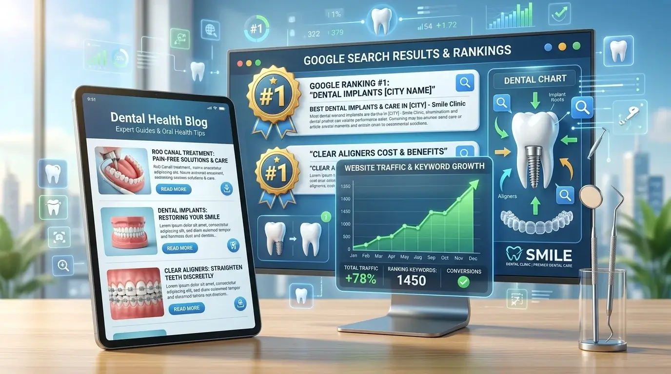 Dental SEO Content Strategy and Topical Authority for Dental Clinics