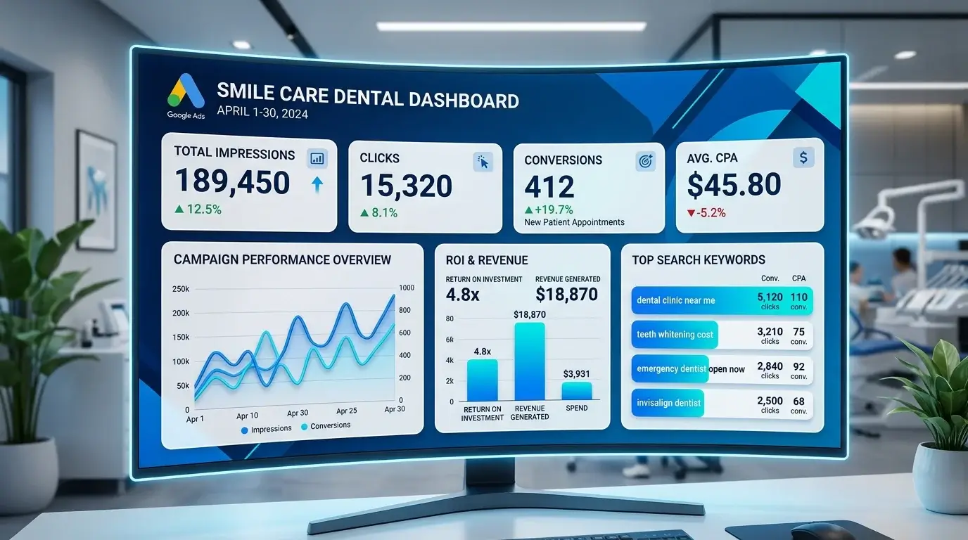 Google Ads for Dental Clinics - High Intent Search Campaigns